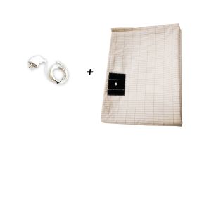 Conductive 10 Silver Fiber Grounding Bed Sheet (Option: 90x270cm-220v)